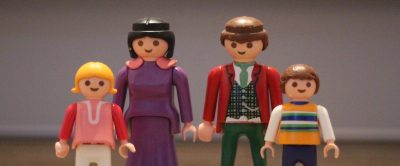 Foto van innerlijke familie met playmobil poppetjes