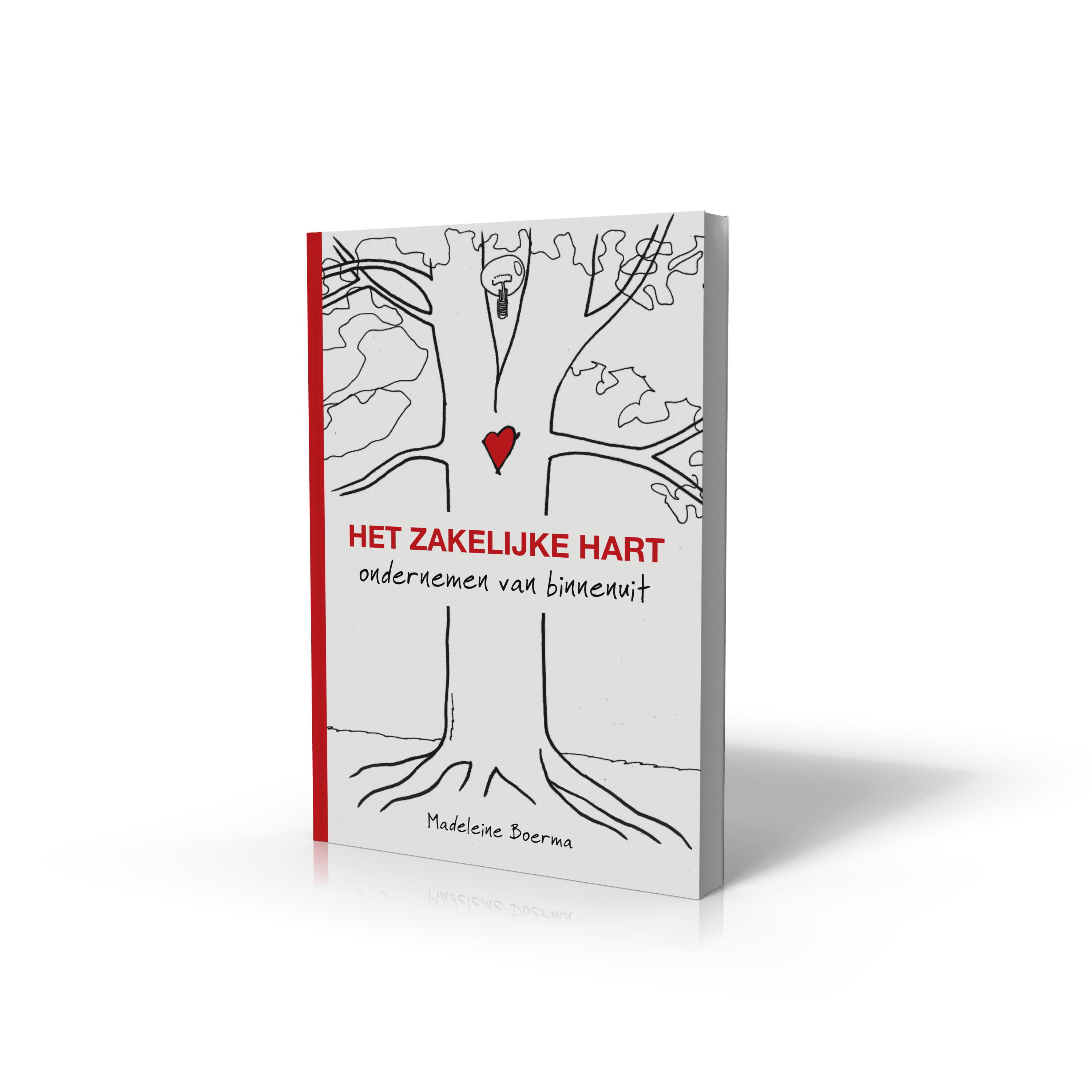 3D cover paperback Het zakelijke hart