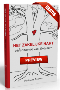 Boek cover Het zakelijke hart met teksten gratis & preview