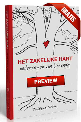 Boek cover Het zakelijke hart met teksten gratis & preview